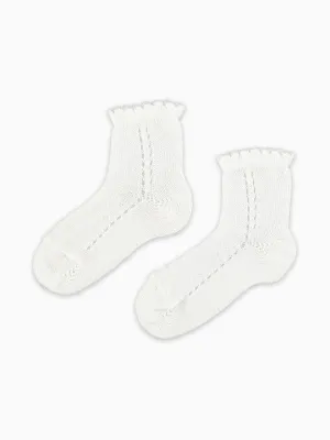 durchbrochene kurze Socken