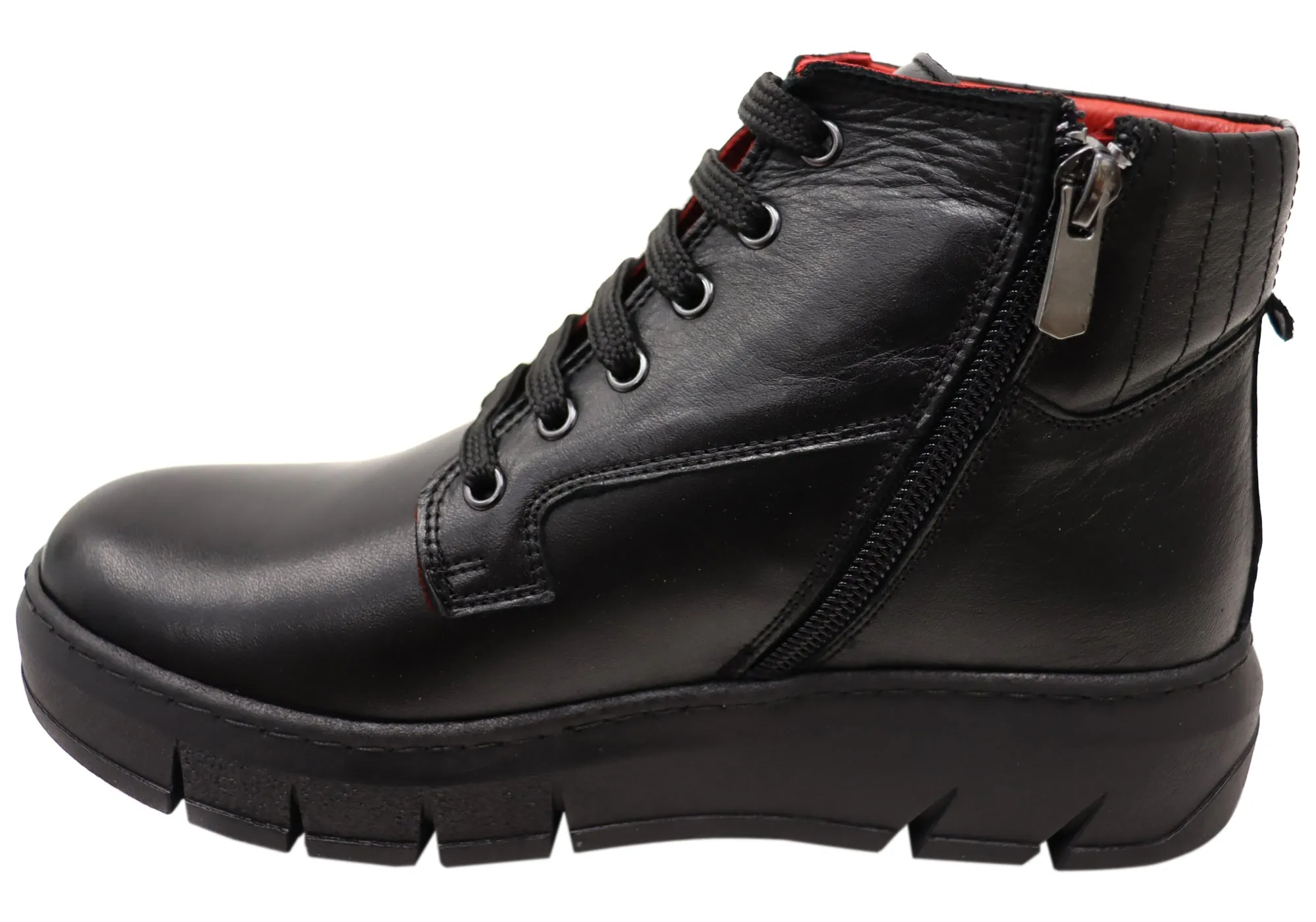 Orizonte Avonbury Damen Europäische Bequemliche Leder Knöchelstiefel Orizonte Schuhe