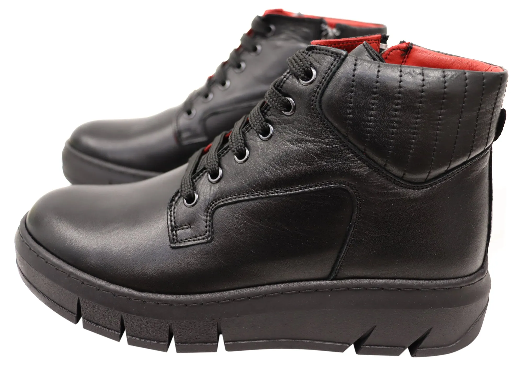 Orizonte Avonbury Damen Europäische Bequemliche Leder Knöchelstiefel Orizonte Schuhe