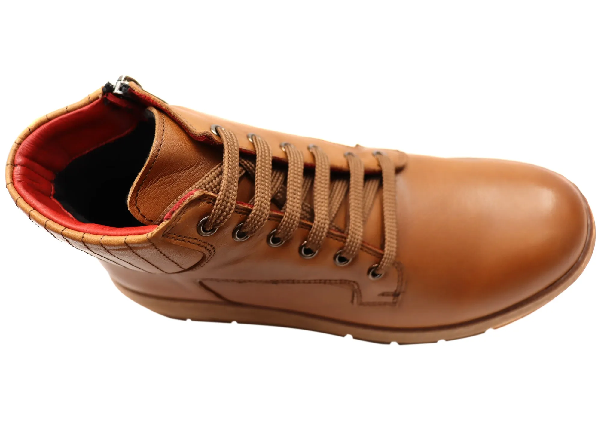 Orizonte Avonbury Damen Europäische Bequemliche Leder Knöchelstiefel Orizonte Schuhe