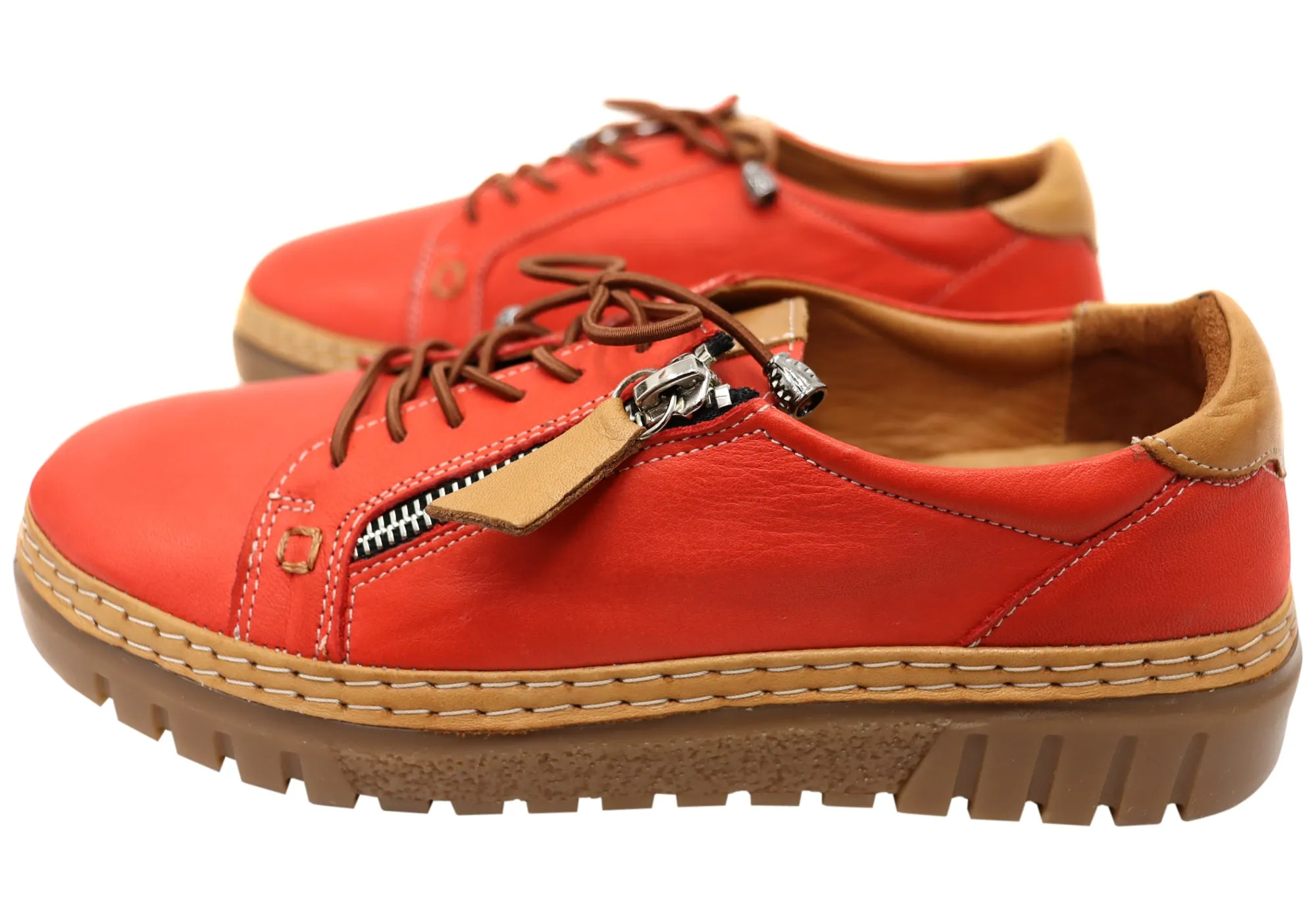 Orizonte Folair Damen Bequeme Lederschuhe Europäische Schuhe Orizonte Schuhe