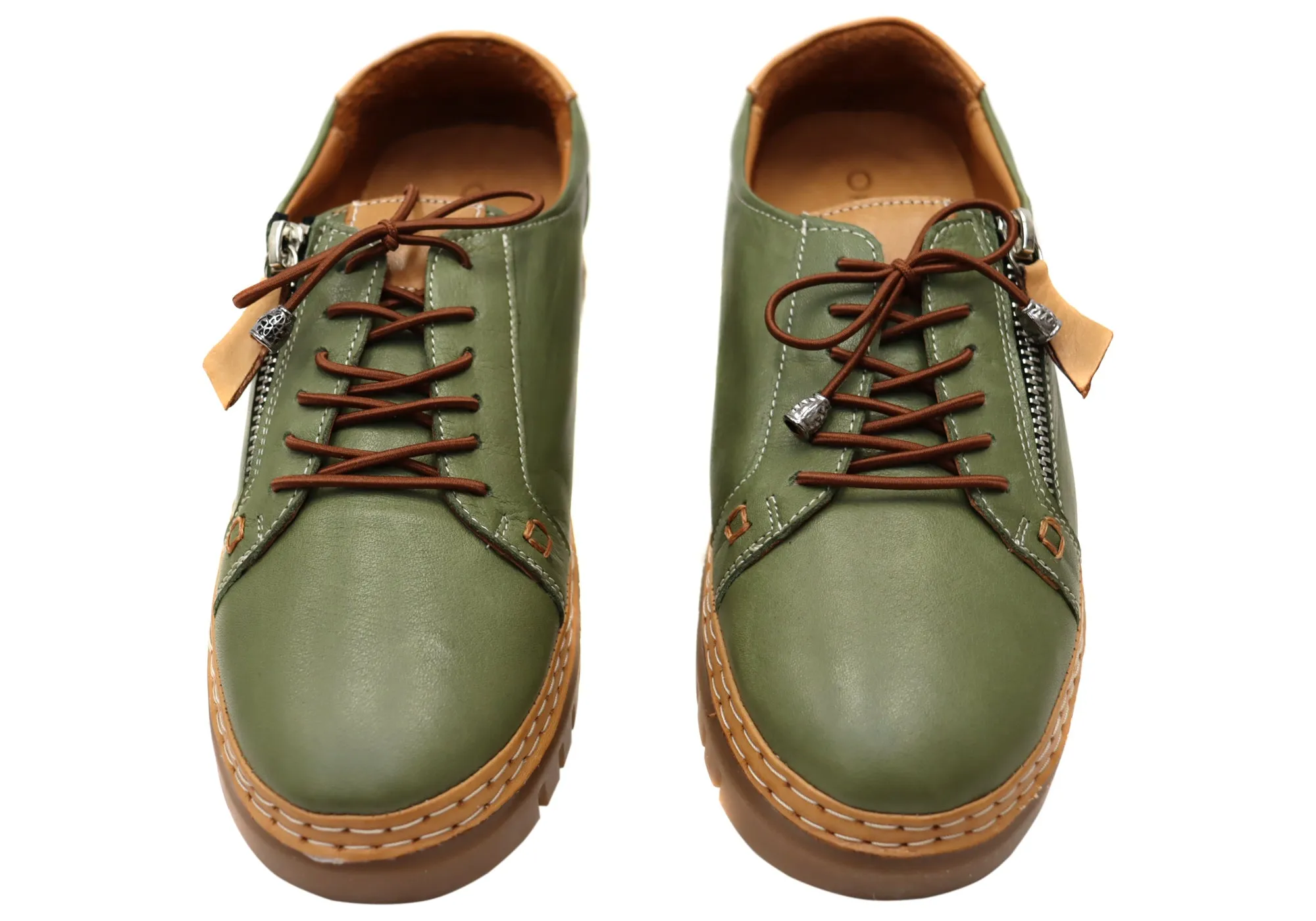 Orizonte Folair Damen Bequeme Lederschuhe Europäische Schuhe Orizonte Schuhe