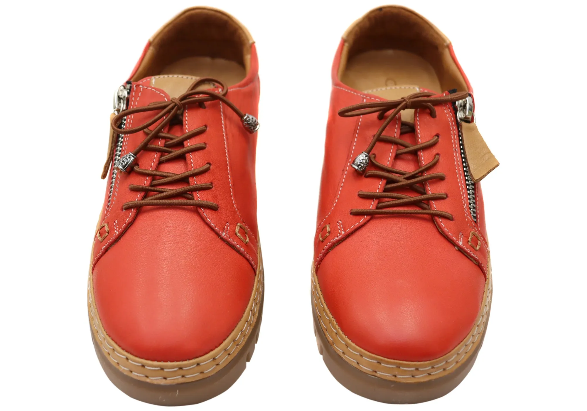 Orizonte Folair Damen Bequeme Lederschuhe Europäische Schuhe Orizonte Schuhe