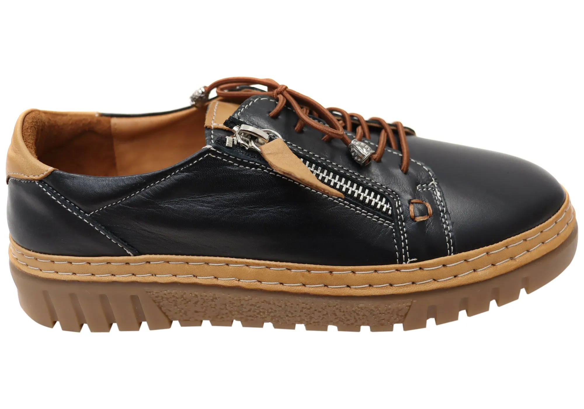 Orizonte Folair Damen Bequeme Lederschuhe Europäische Schuhe Orizonte Schuhe