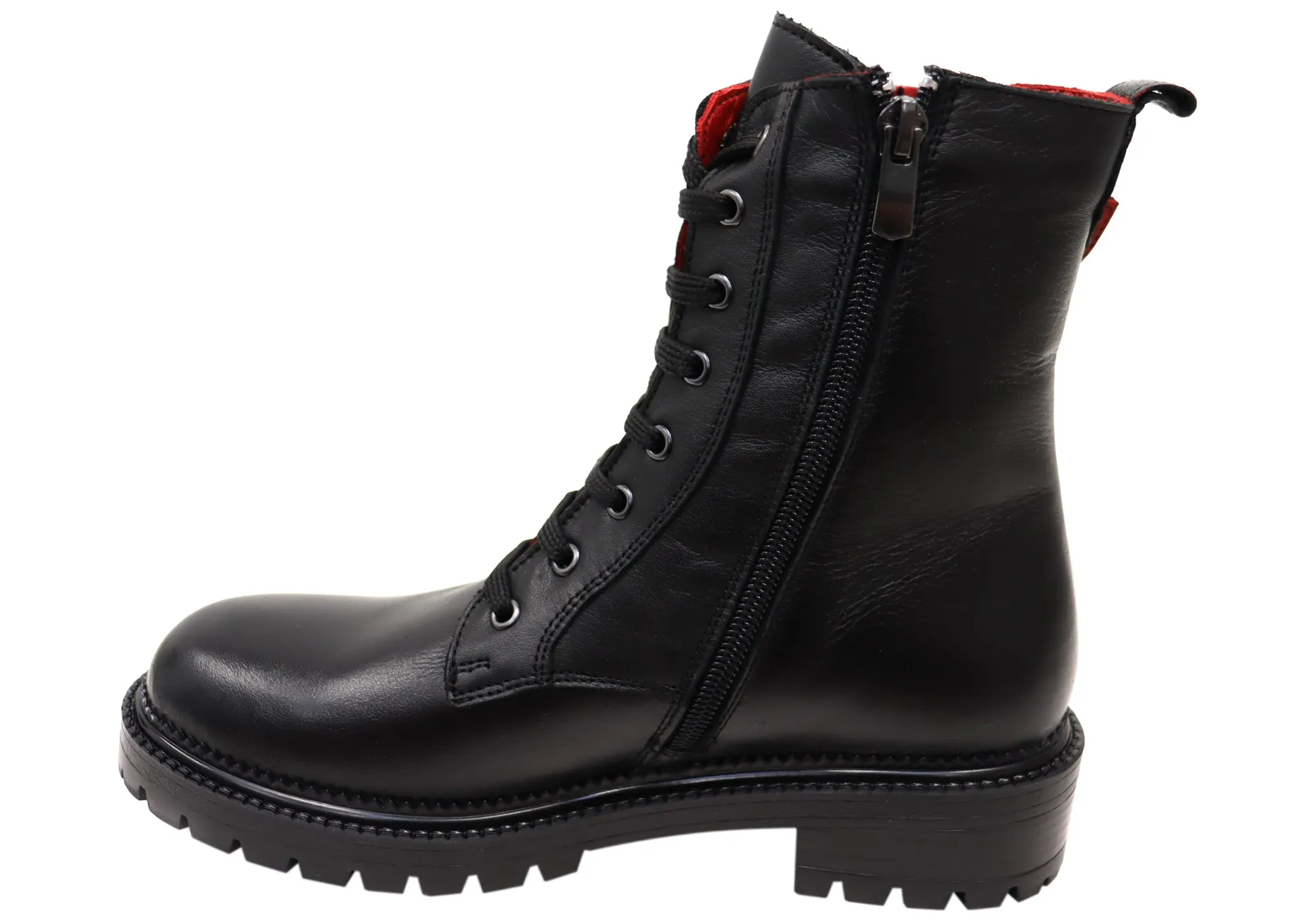 Orizonte Hunterfield Damen Europäische Bequeme Lederstiefel Orizonte Schuhe