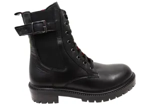 Orizonte Hunterfield Damen Europäische Bequeme Lederstiefel Orizonte Schuhe