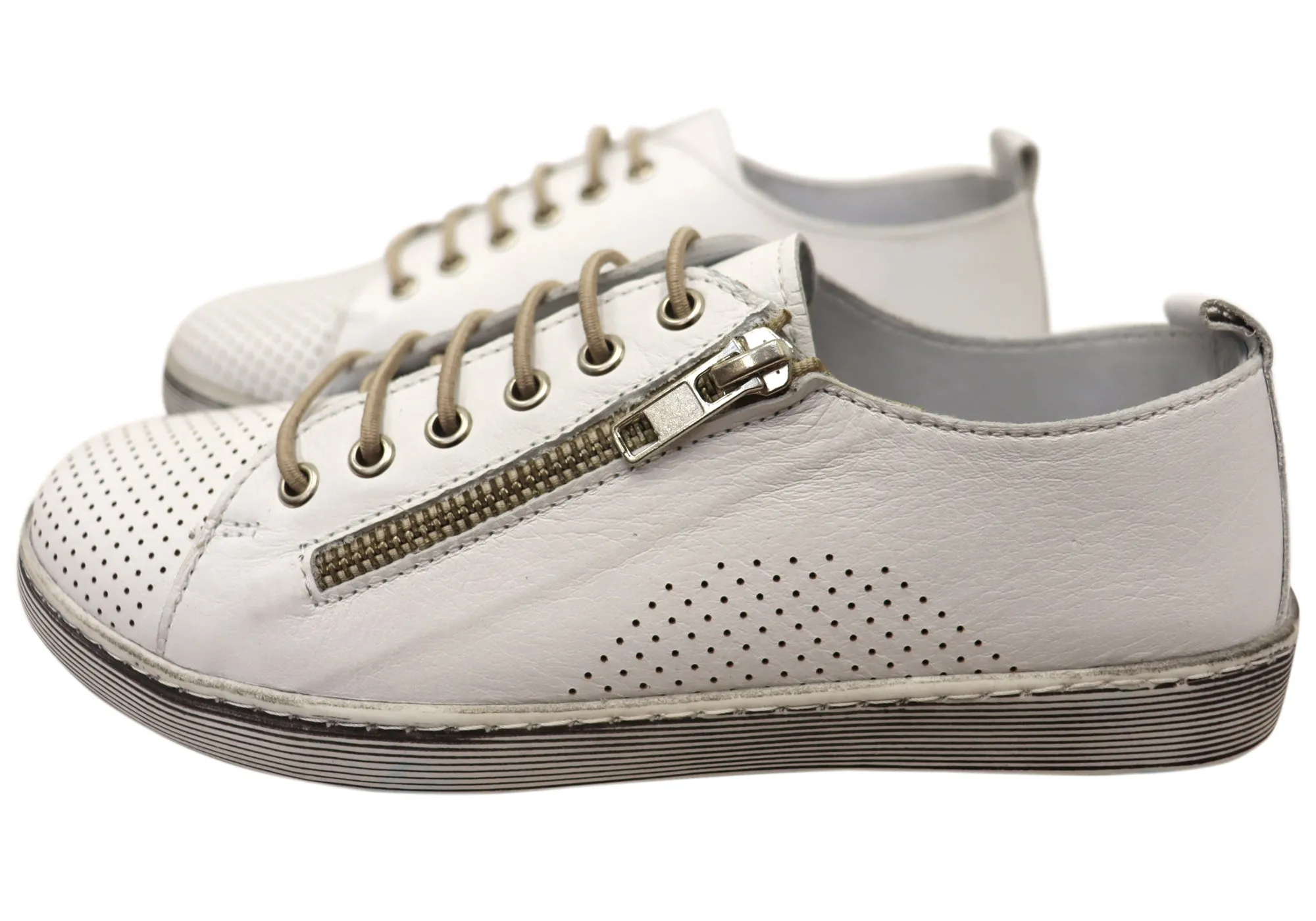 Orizonte Iris Damen Europäische Bequeme Leder Freizeitschuhe Orizonte Schuhe