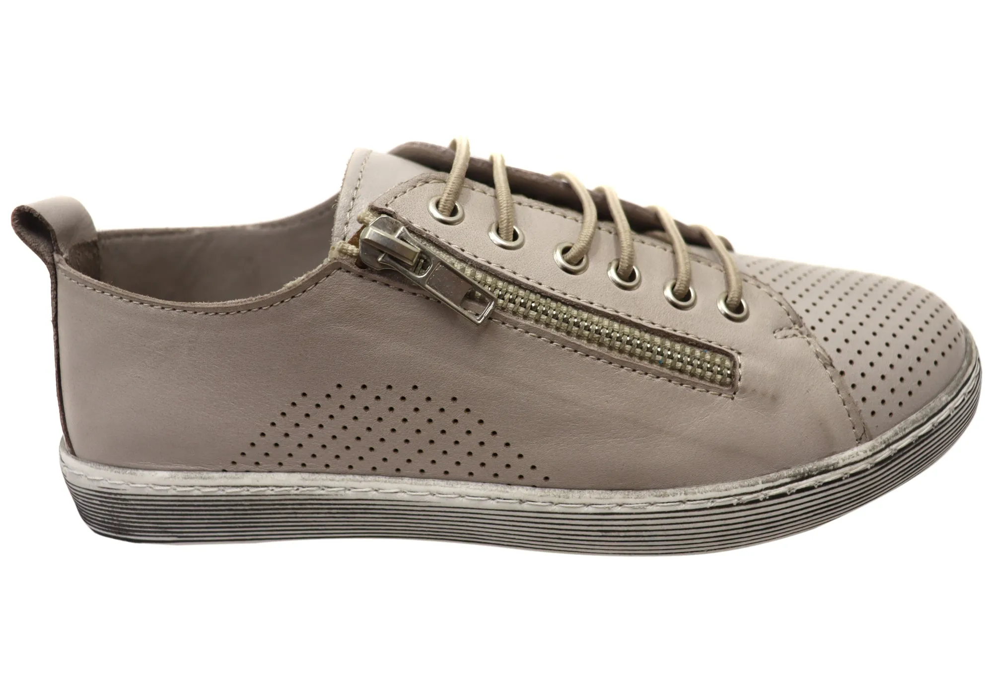 Orizonte Iris Damen Europäische Bequeme Leder Freizeitschuhe Orizonte Schuhe