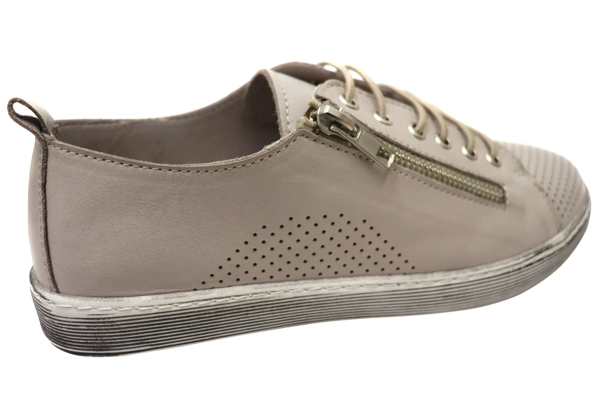 Orizonte Iris Damen Europäische Bequeme Leder Freizeitschuhe Orizonte Schuhe