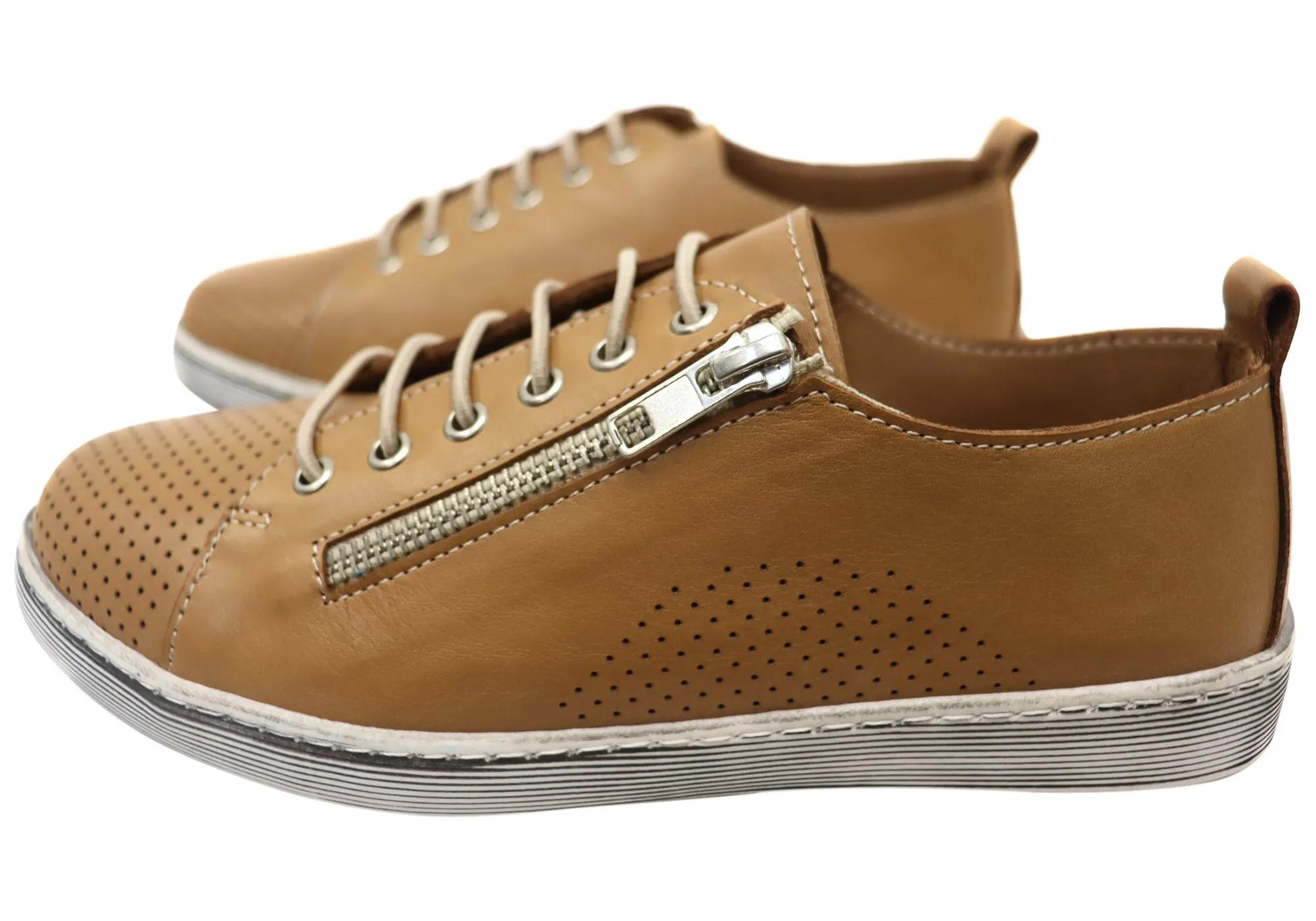 Orizonte Iris Damen Europäische Bequeme Leder Freizeitschuhe Orizonte Schuhe