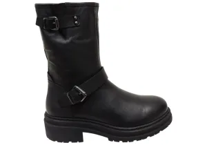 Orizonte Masami Damen Europäische Bequeme Lederstiefel Orizonte Schuhe