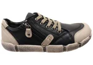 Orizonte Rusden Damen Bequeme Lederschuhe Europäische Schuhe Orizonte Schuhe