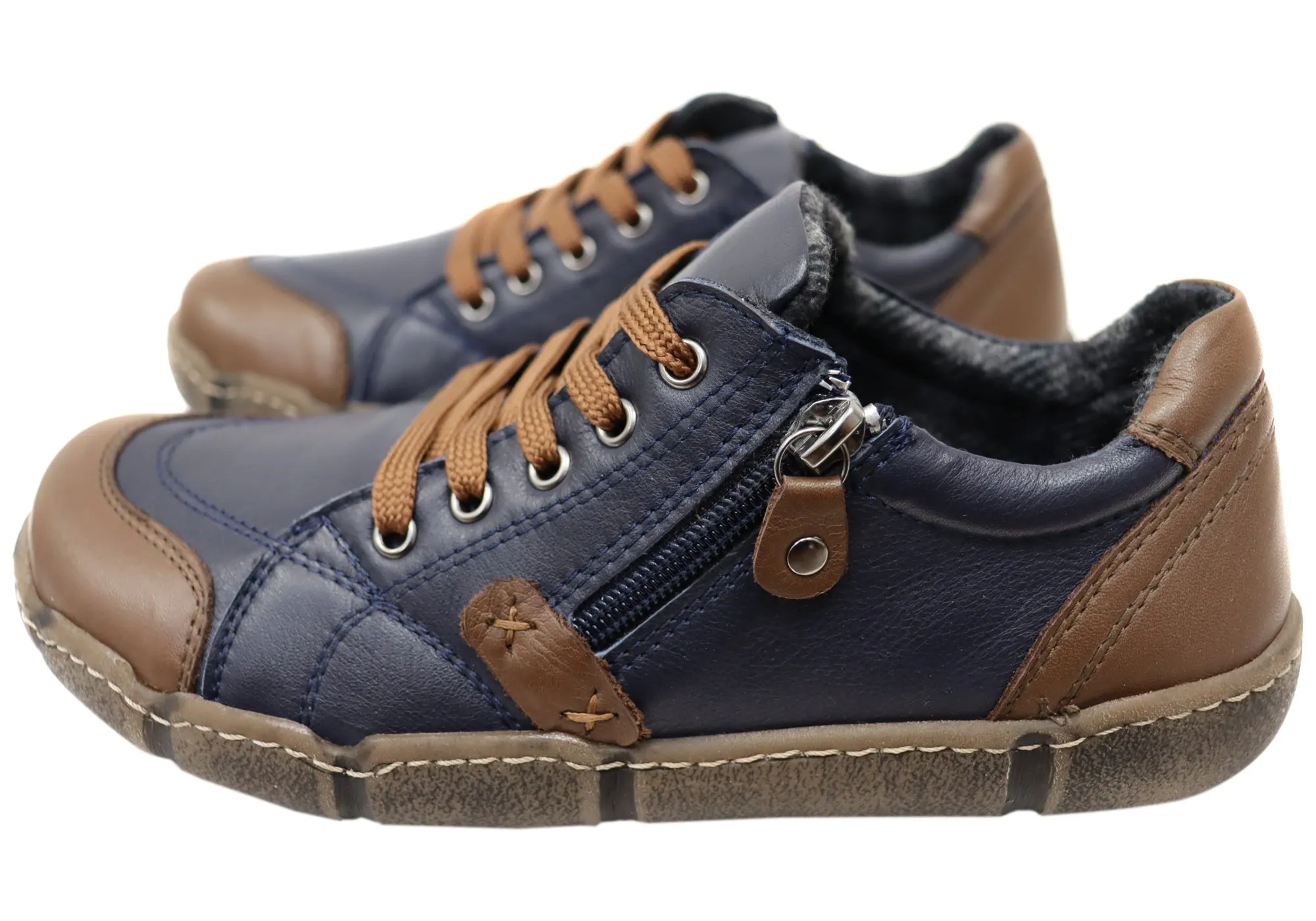 Orizonte Rusden Damen Bequeme Lederschuhe Europäische Schuhe Orizonte Schuhe