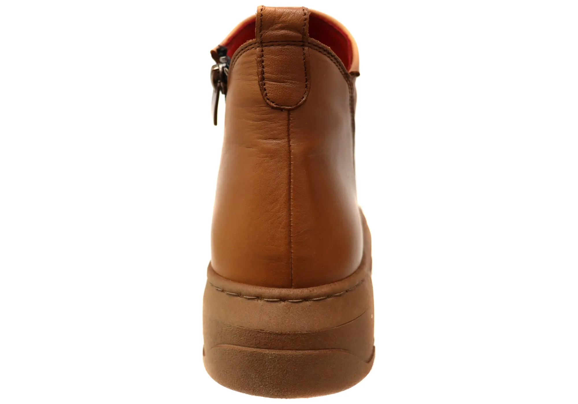 Orizonte Tempo Damen Europäische Komfort Leder Knöchelstiefel Orizonte Schuhe