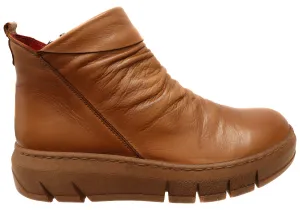 Orizonte Tempo Damen Europäische Komfort Leder Knöchelstiefel Orizonte Schuhe