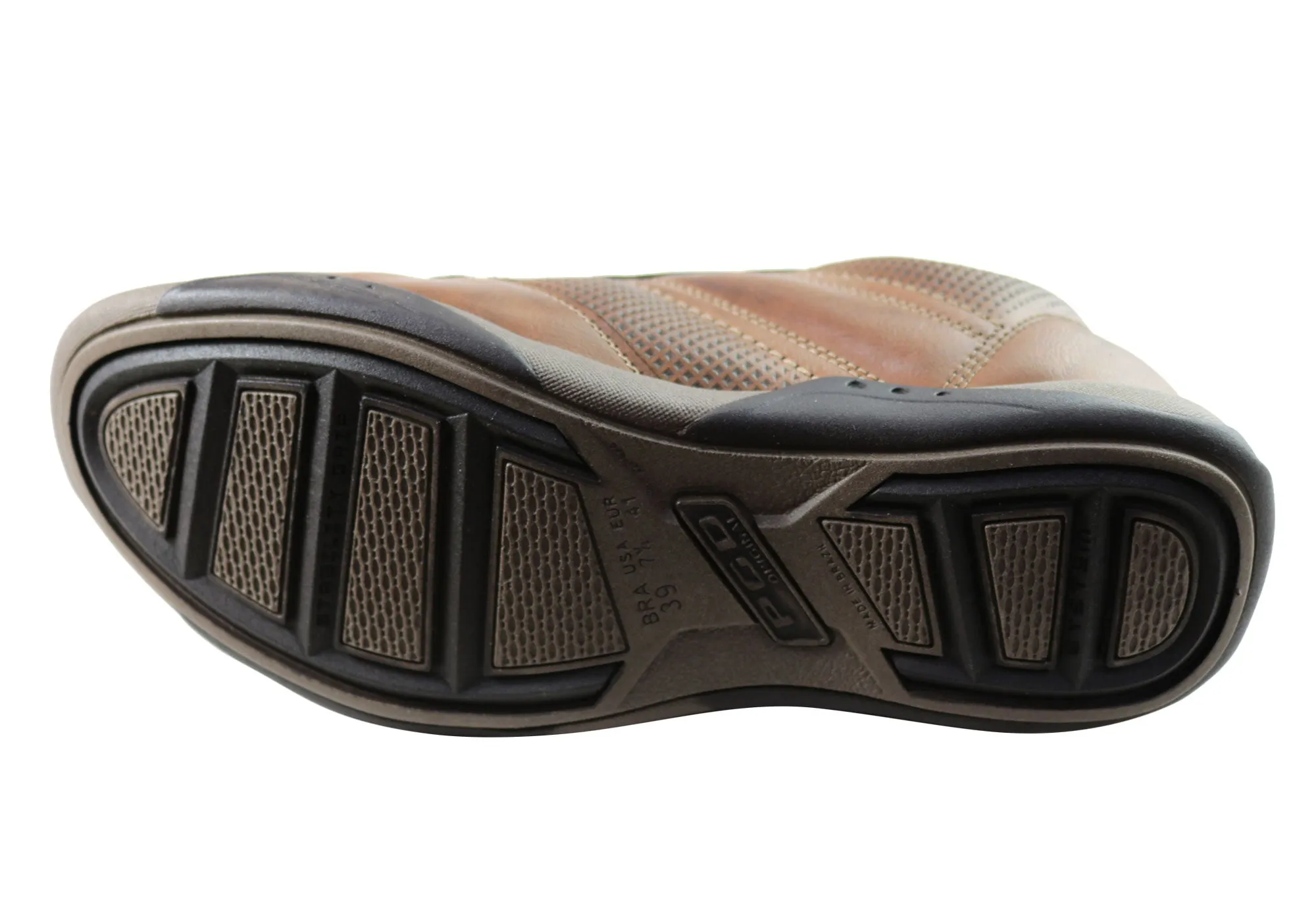 Pegada Brennon Herren Bequeme Schlupf-Schuhe für Freizeit Made In Brazil Pegada Schuhe