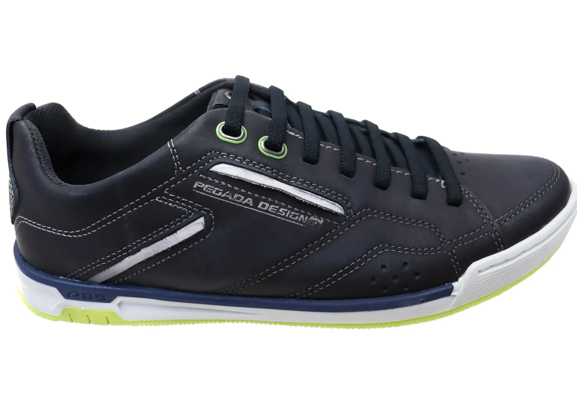 Pegada Evolve Herren Leder Slip-On Freizeitschuhe Hergestellt in Brasilien Pegada Schuhe