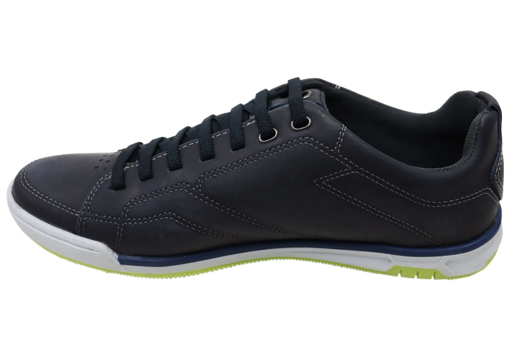 Pegada Evolve Herren Leder Slip-On Freizeitschuhe Hergestellt in Brasilien Pegada Schuhe
