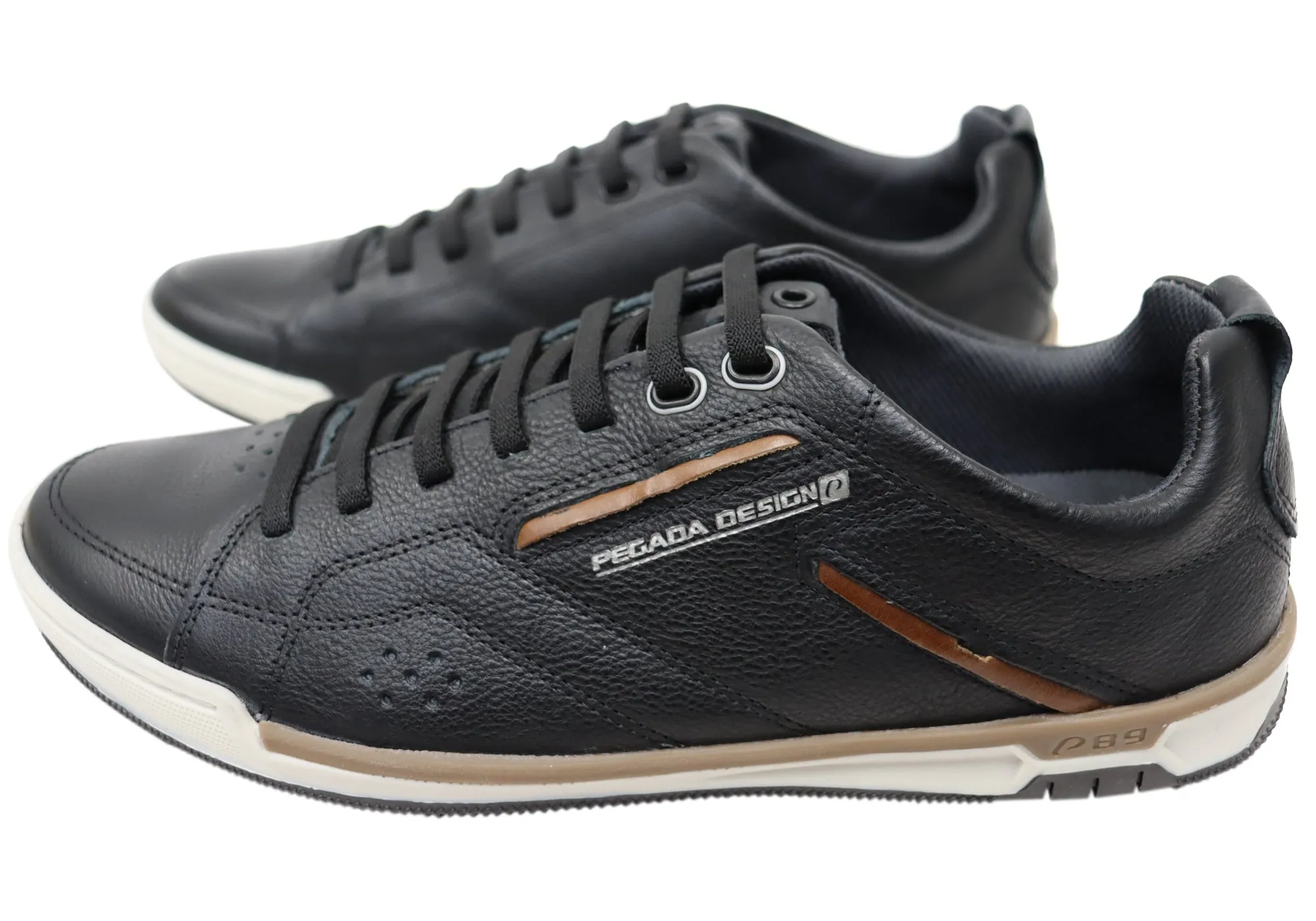 Pegada Evolve Herren Leder Slip-On Freizeitschuhe Hergestellt in Brasilien Pegada Schuhe