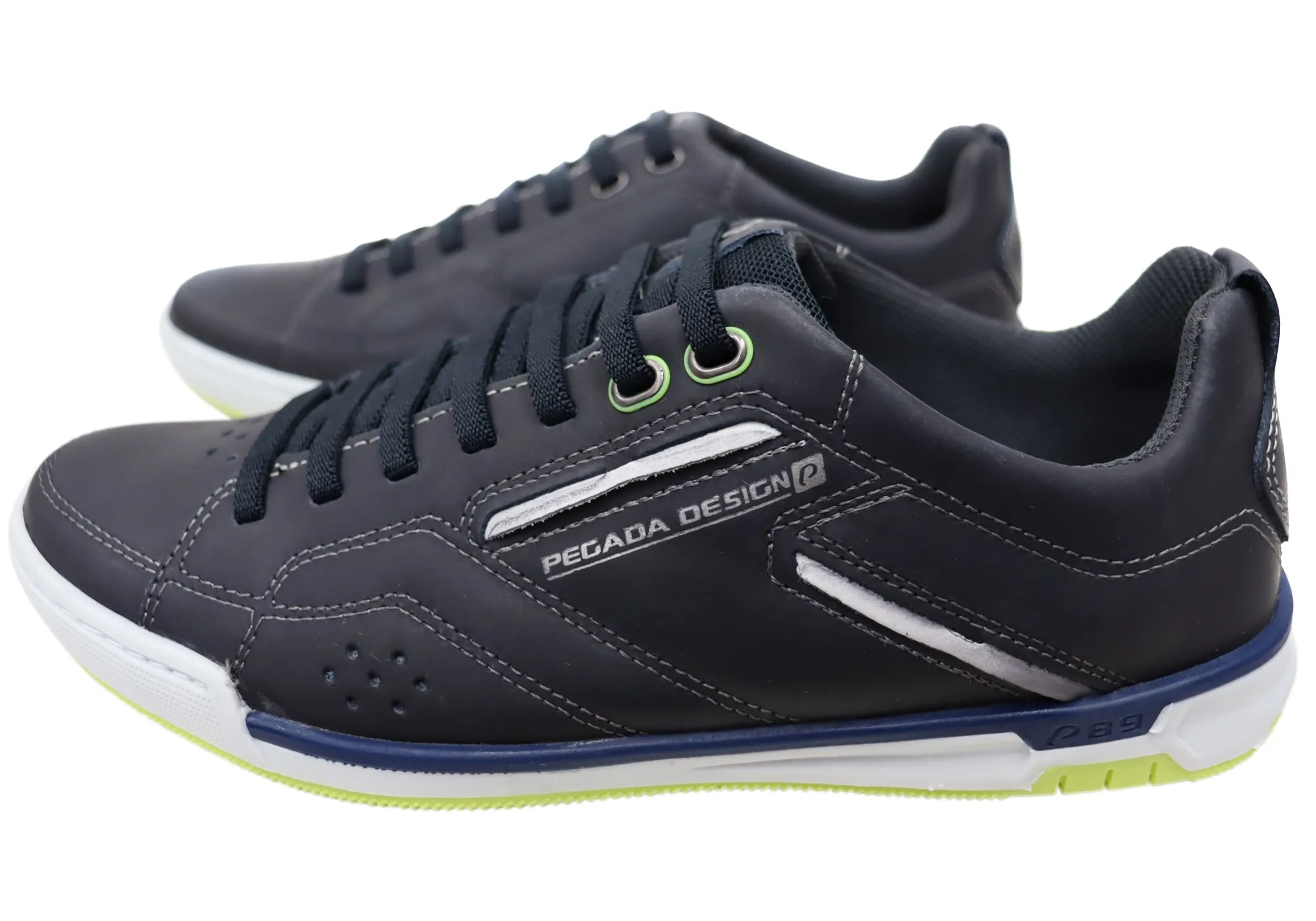 Pegada Evolve Herren Leder Slip-On Freizeitschuhe Hergestellt in Brasilien Pegada Schuhe
