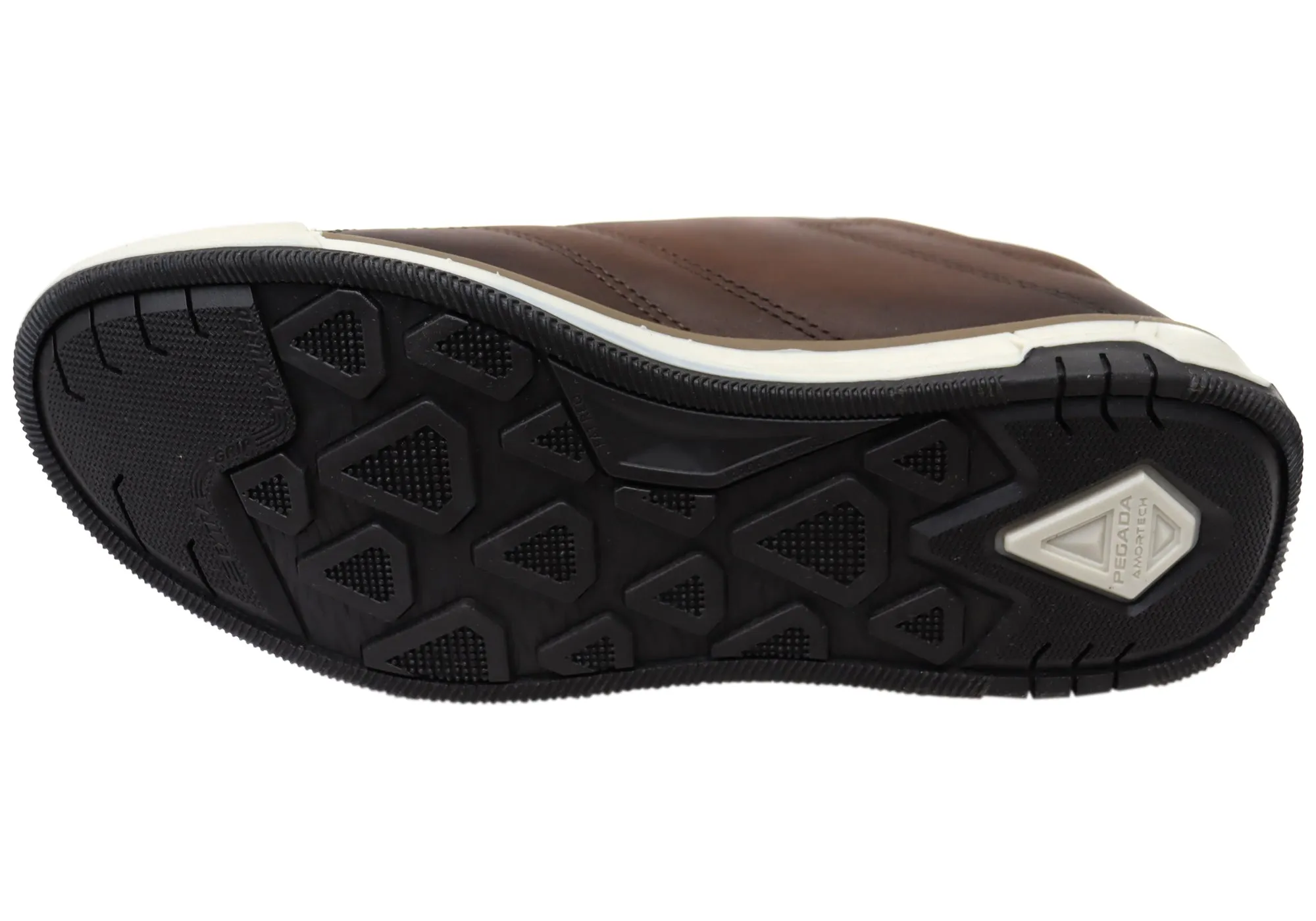 Pegada Evolve Herren Leder Slip-On Freizeitschuhe Hergestellt in Brasilien Pegada Schuhe