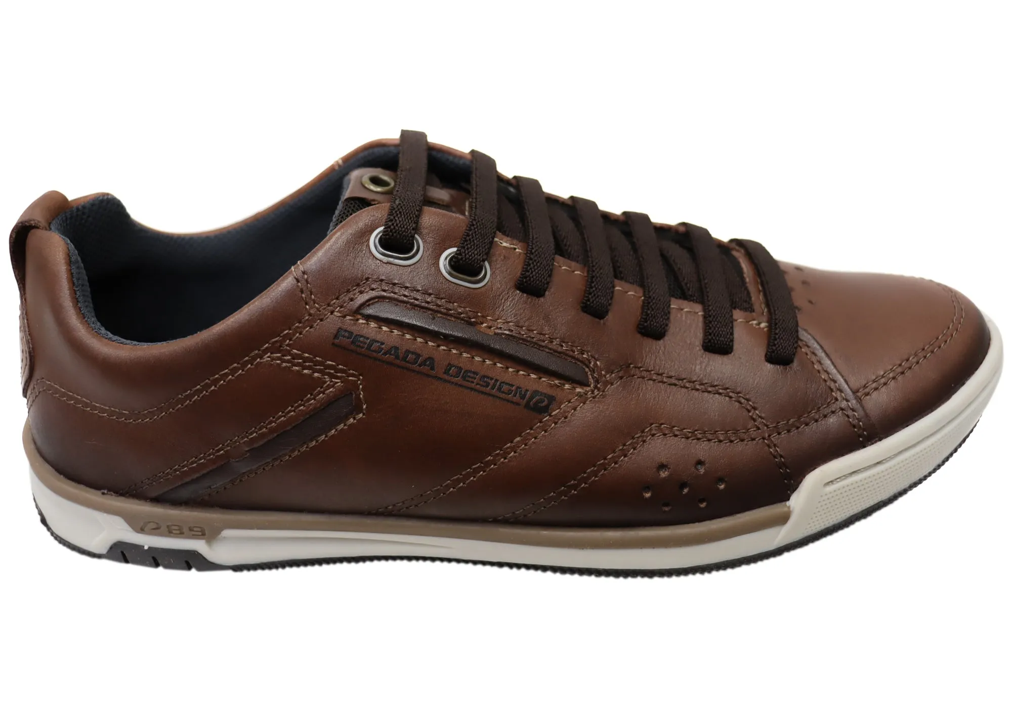 Pegada Evolve Herren Leder Slip-On Freizeitschuhe Hergestellt in Brasilien Pegada Schuhe