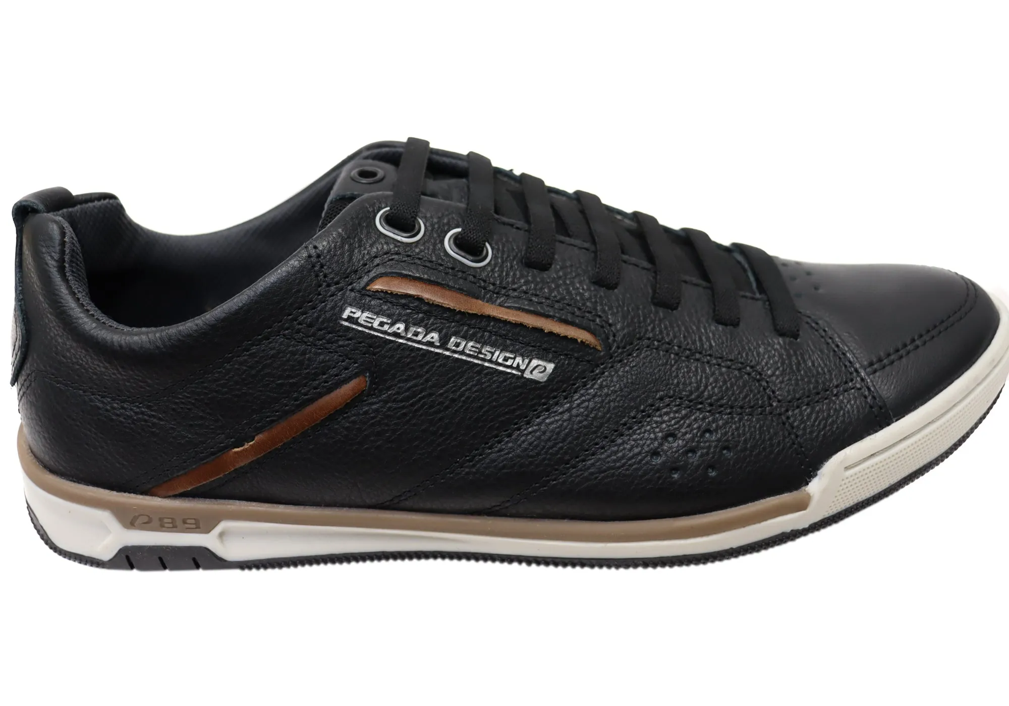 Pegada Evolve Herren Leder Slip-On Freizeitschuhe Hergestellt in Brasilien Pegada Schuhe