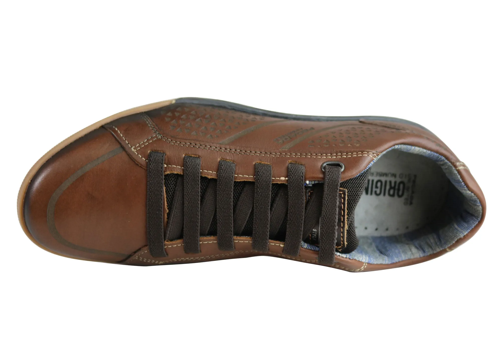Pegada Hank Herren Leder Slip-On Komfort Freizeitschuhe Hergestellt in Brasilien Pegada Schuhe