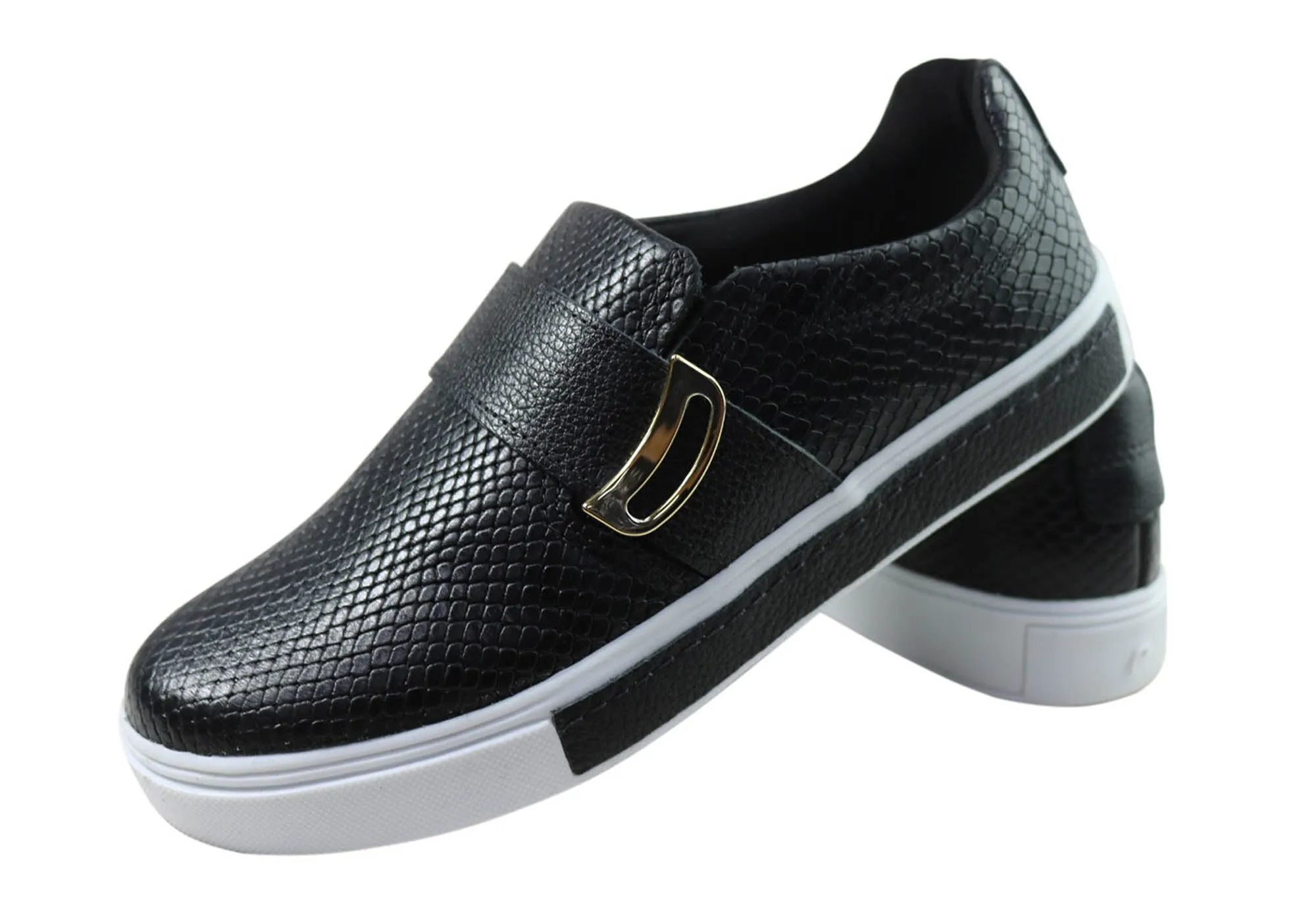 Pegada Keepler Damen Bequeme Leder Freizeitschuhe Hergestellt in Brasilien Pegada Schuhe