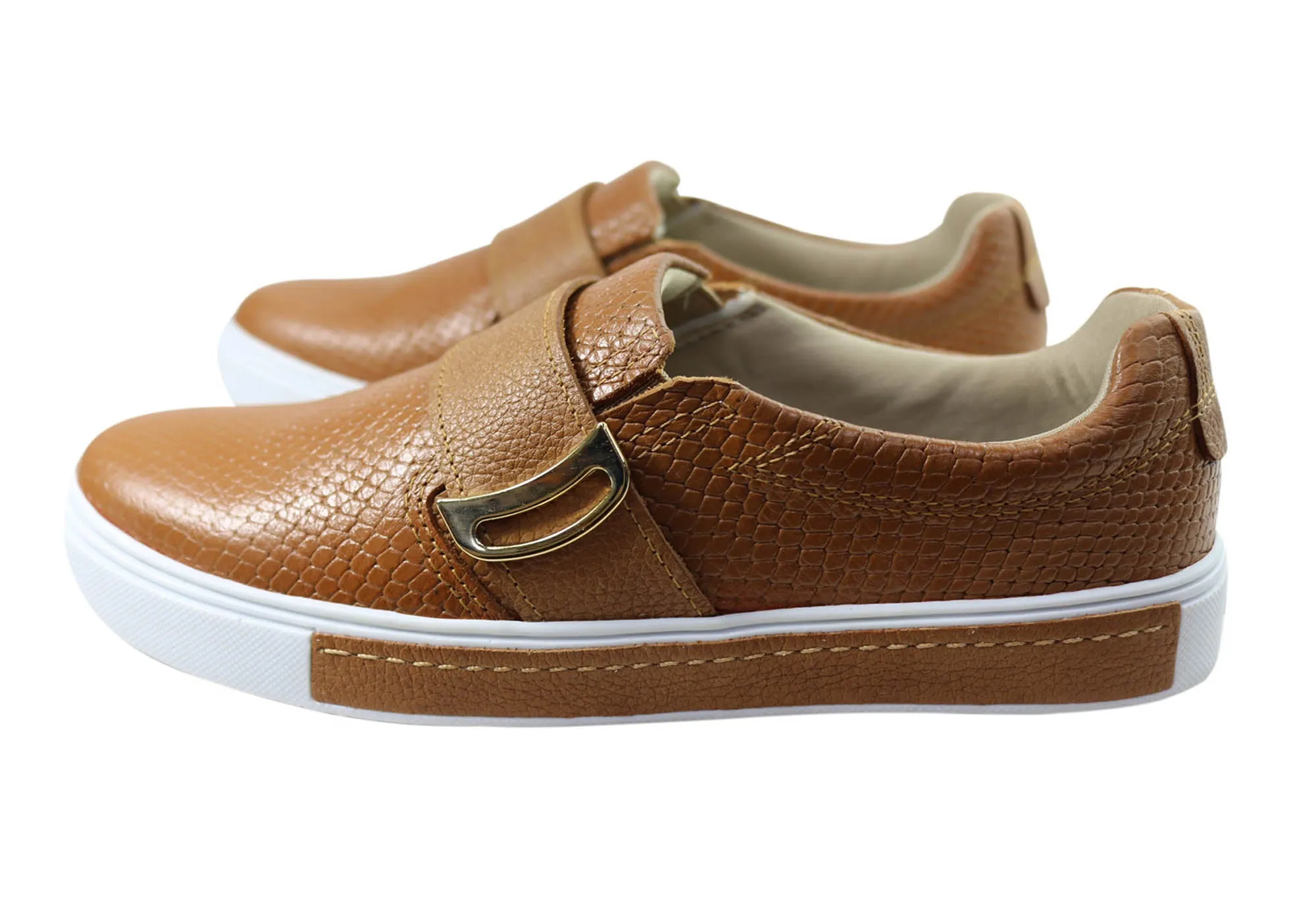 Pegada Keepler Damen Bequeme Leder Freizeitschuhe Hergestellt in Brasilien Pegada Schuhe