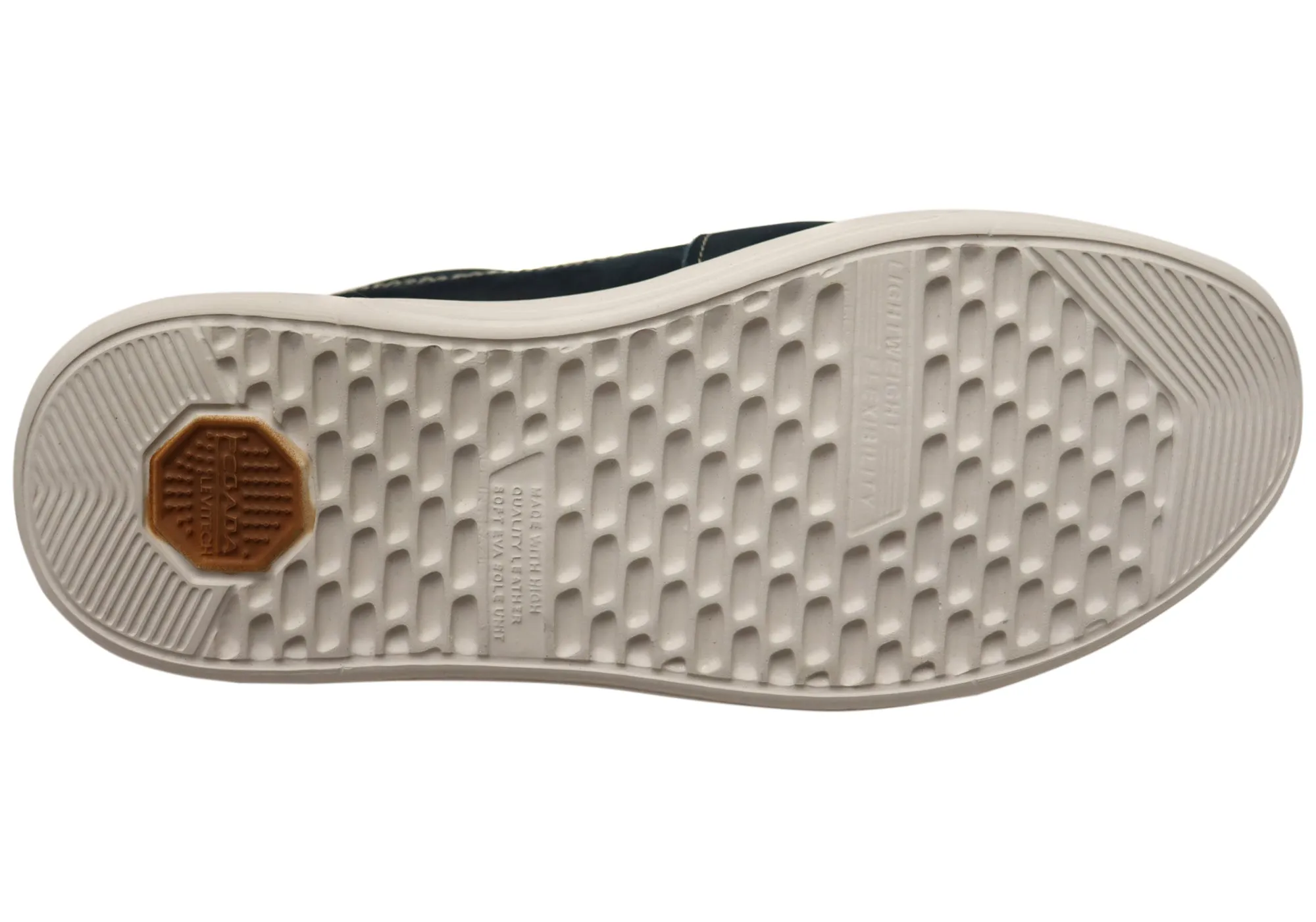 Pegada Rye Herren Bequeme Brasilianische Lederschlupfschuhe für lässige Anlässe Pegada Schuhe