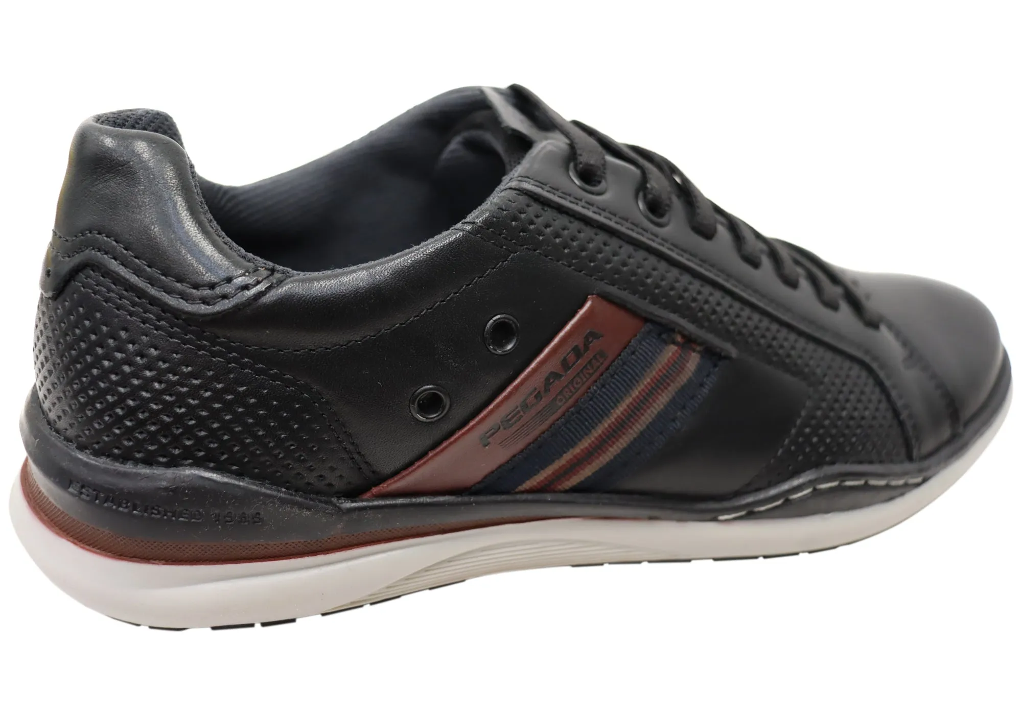 Pegada Transit Herren Leder Slip-On Freizeitschuhe Hergestellt in Brasilien Pegada Schuhe