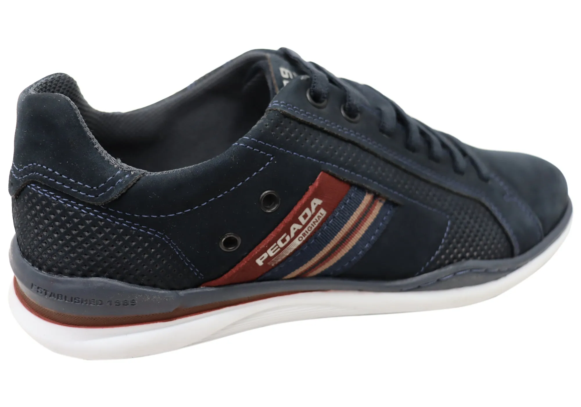 Pegada Transit Herren Leder Slip-On Freizeitschuhe Hergestellt in Brasilien Pegada Schuhe