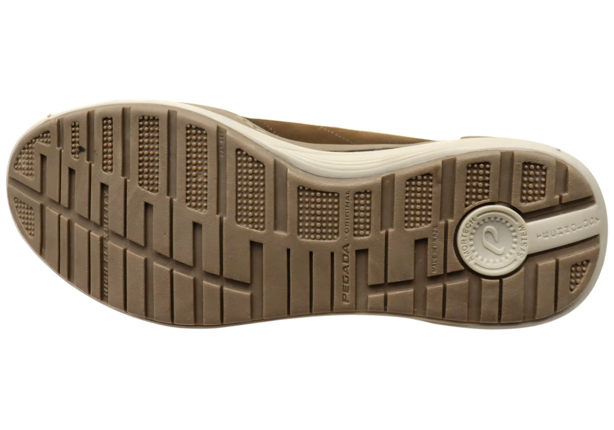 Pegada Transit Herren Leder Slip-On Freizeitschuhe Hergestellt in Brasilien Pegada Schuhe