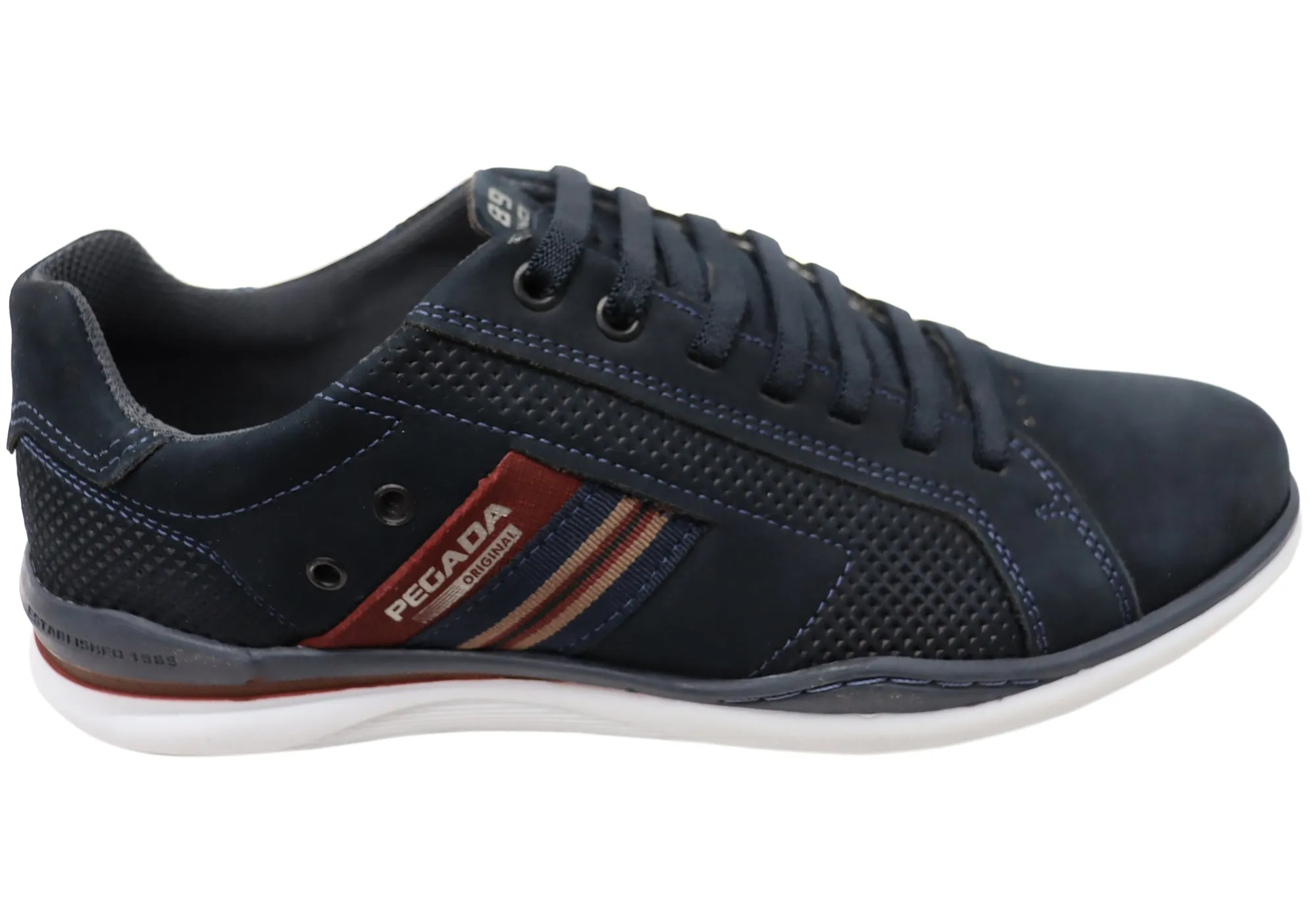 Pegada Transit Herren Leder Slip-On Freizeitschuhe Hergestellt in Brasilien Pegada Schuhe