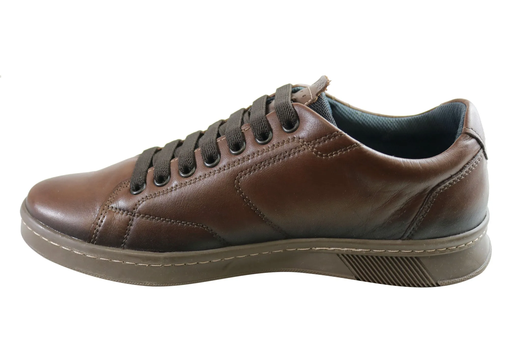 Pegada Wesley Herren Leder Slip-On Komfort Freizeitschuhe Hergestellt in Brasilien Pegada Schuhe