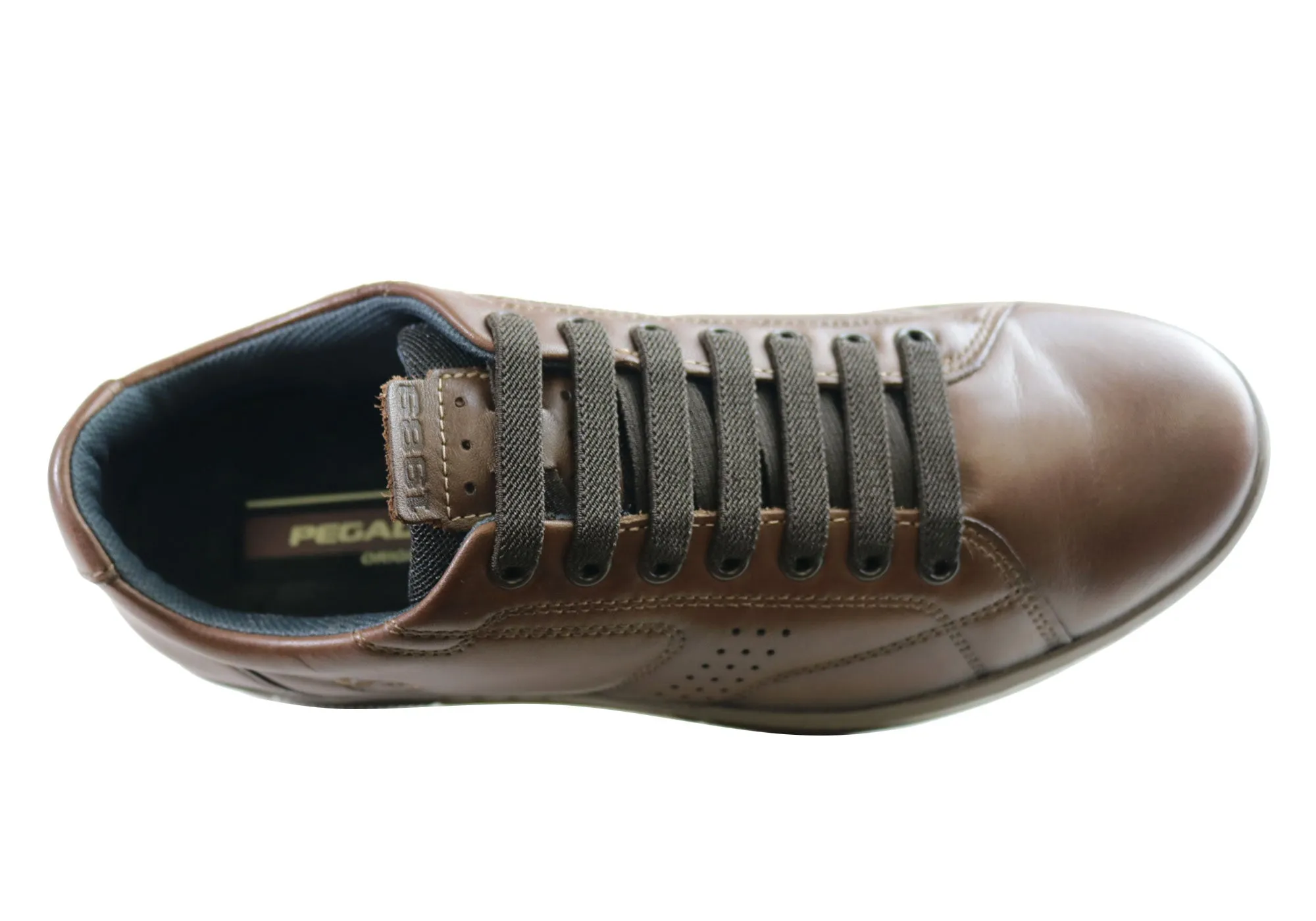 Pegada Wesley Herren Leder Slip-On Komfort Freizeitschuhe Hergestellt in Brasilien Pegada Schuhe