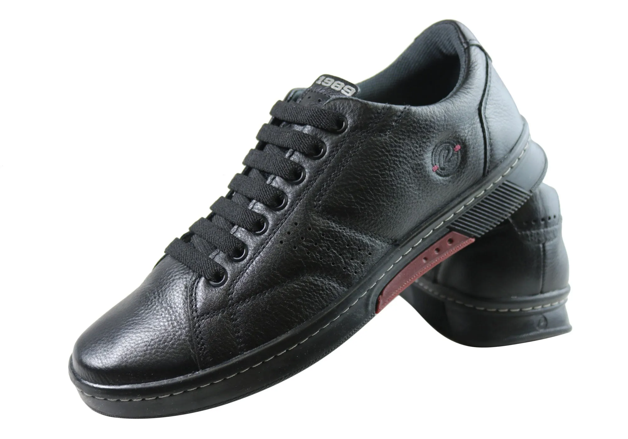 Pegada Wesley Herren Leder Slip-On Komfort Freizeitschuhe Hergestellt in Brasilien Pegada Schuhe