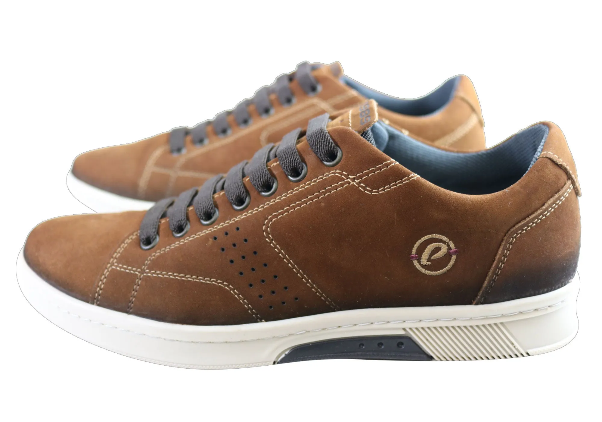 Pegada Wesley Herren Leder Slip-On Komfort Freizeitschuhe Hergestellt in Brasilien Pegada Schuhe