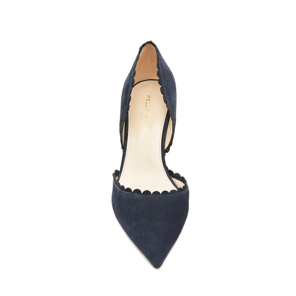 Pelle Moda Damen Kenny Navy Wildleder