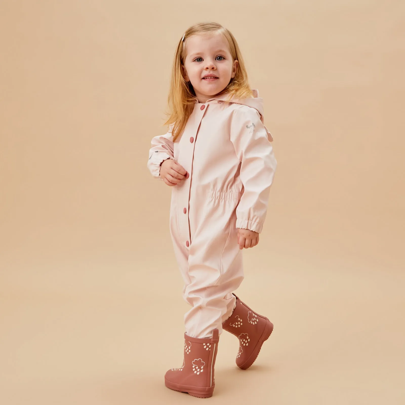Peppa Pig Regenanzug aus recyceltem wasserdichtem Material