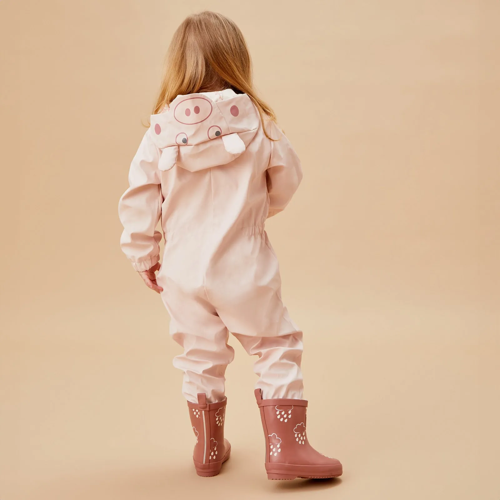 Peppa Pig Regenanzug aus recyceltem wasserdichtem Material