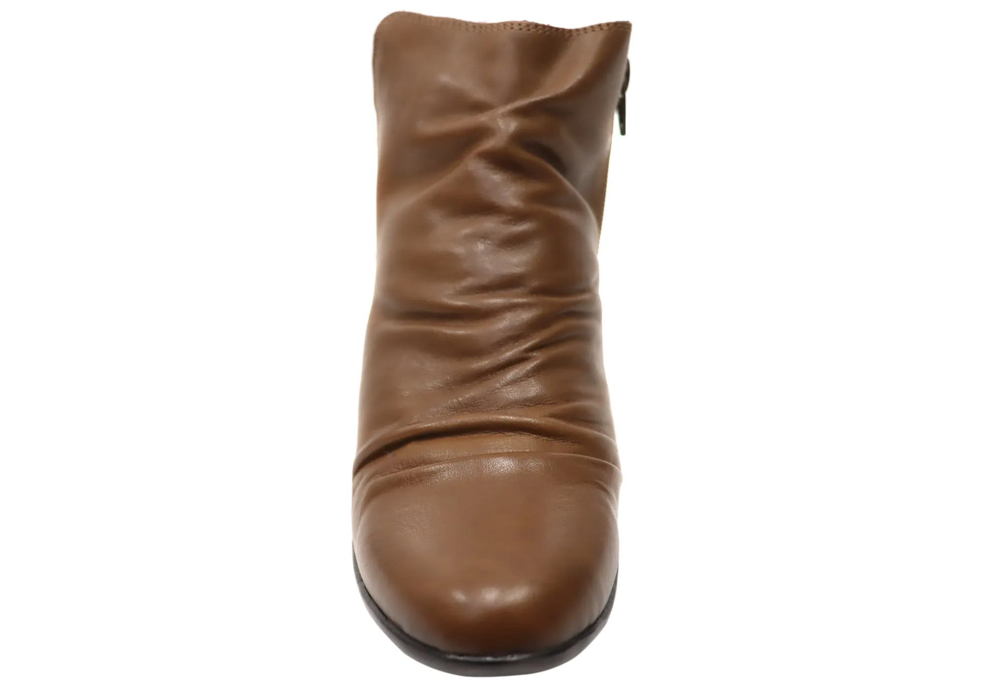 Perlatto Brooke Damen Bequeme Leder Knöchelstiefel Hergestellt in Brasilien Perlatto Schuhe
