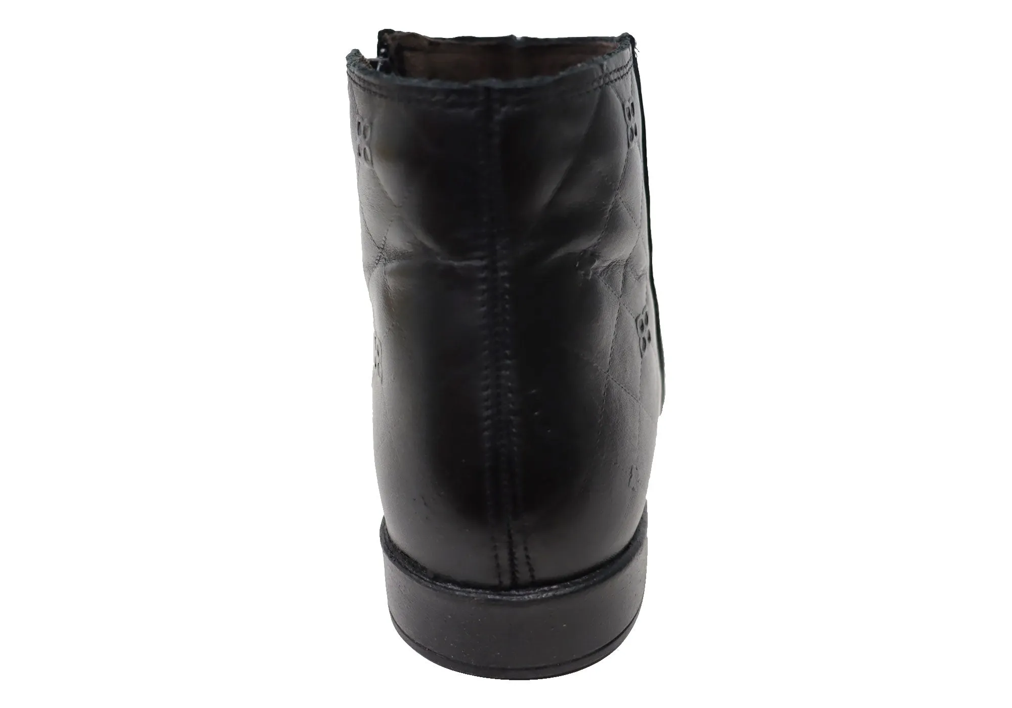 Perlatto Morgan Damen Bequeme Leder Knöchelstiefel Hergestellt in Brasilien Perlatto Schuhe