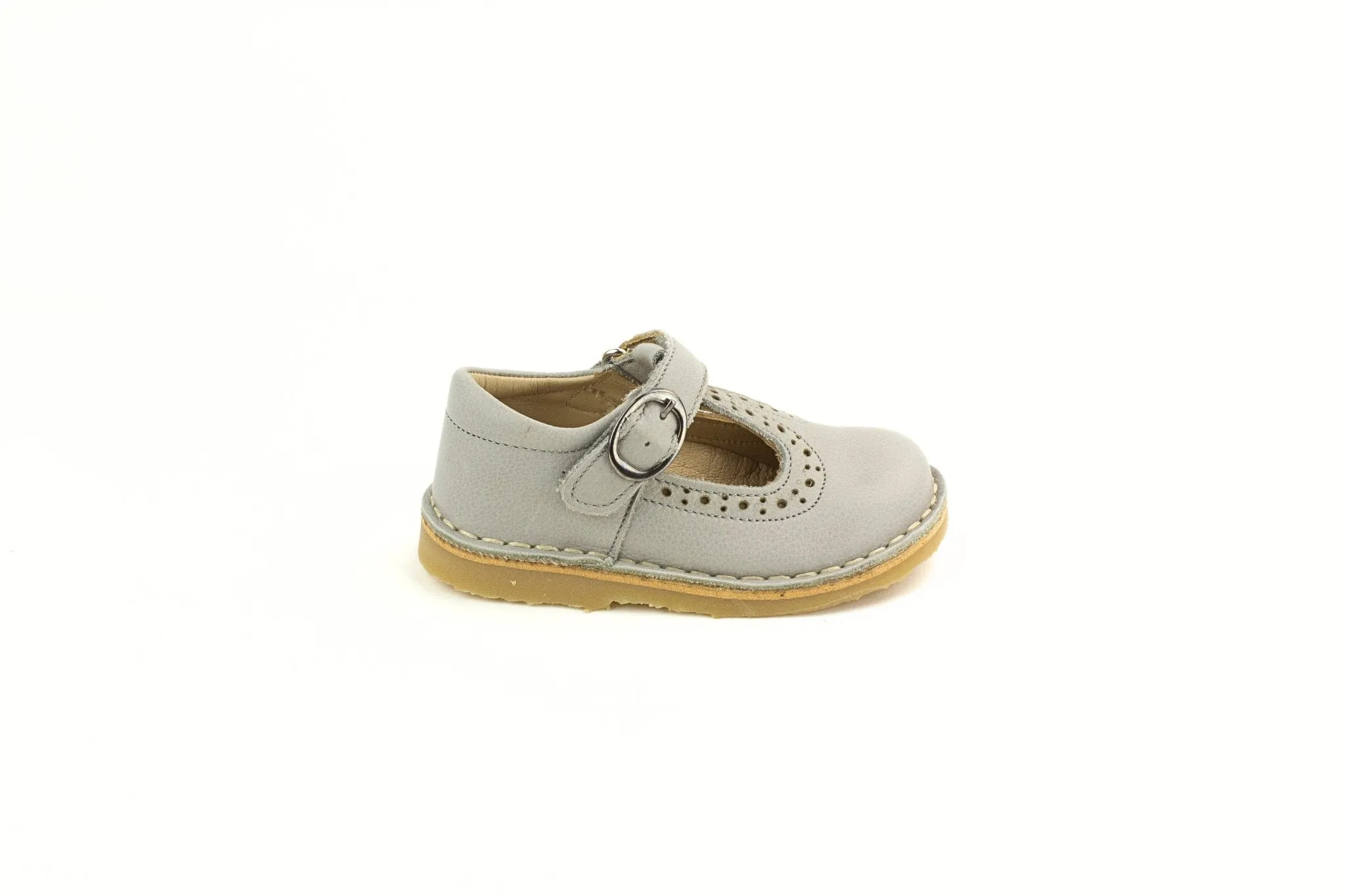 Petasil: Catarina Classic T-Bar Mädchen Schuhe - Hellgrau