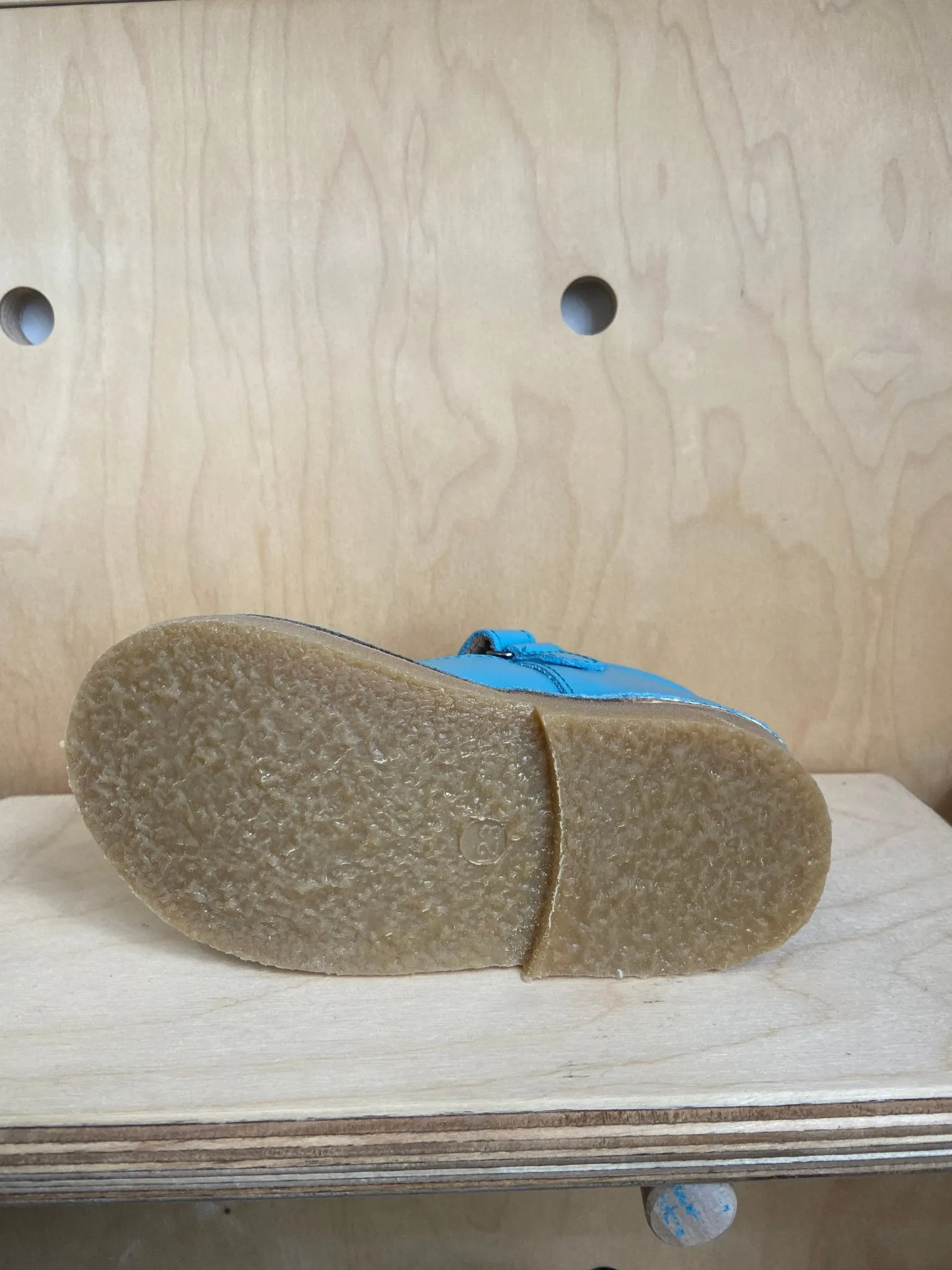 Petasil: Susy T-Bar Klettverschluss-Schuhe - Maui Blau Roma