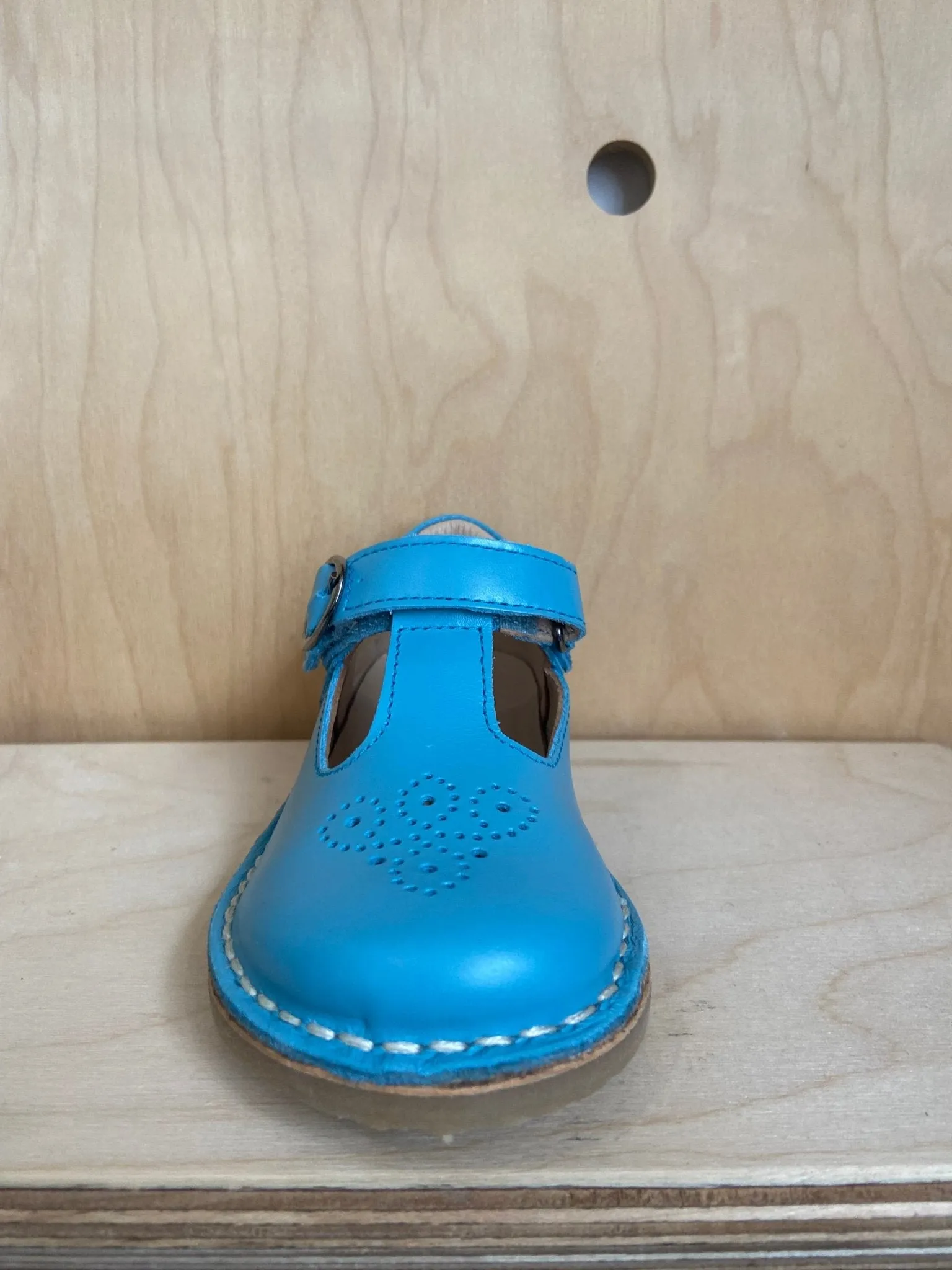 Petasil: Susy T-Bar Klettverschluss-Schuhe - Maui Blau Roma