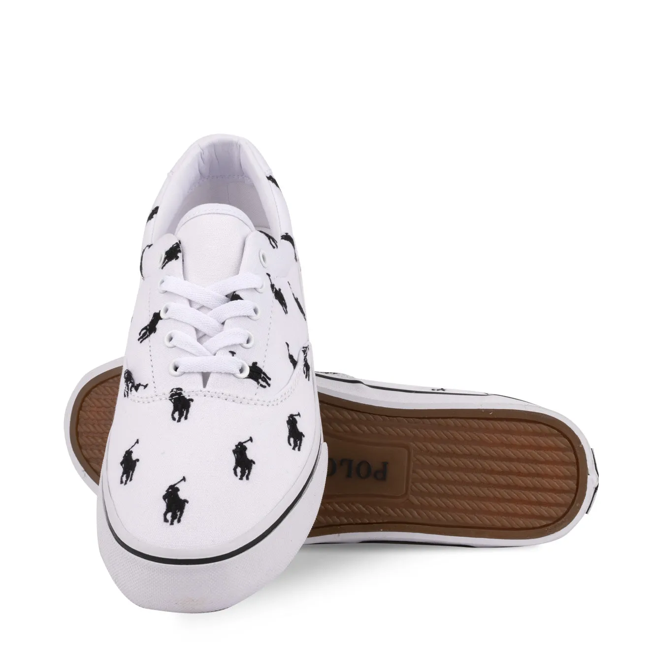 Polo Ralph Lauren Thorton Trainer Low Top Weiß Multi