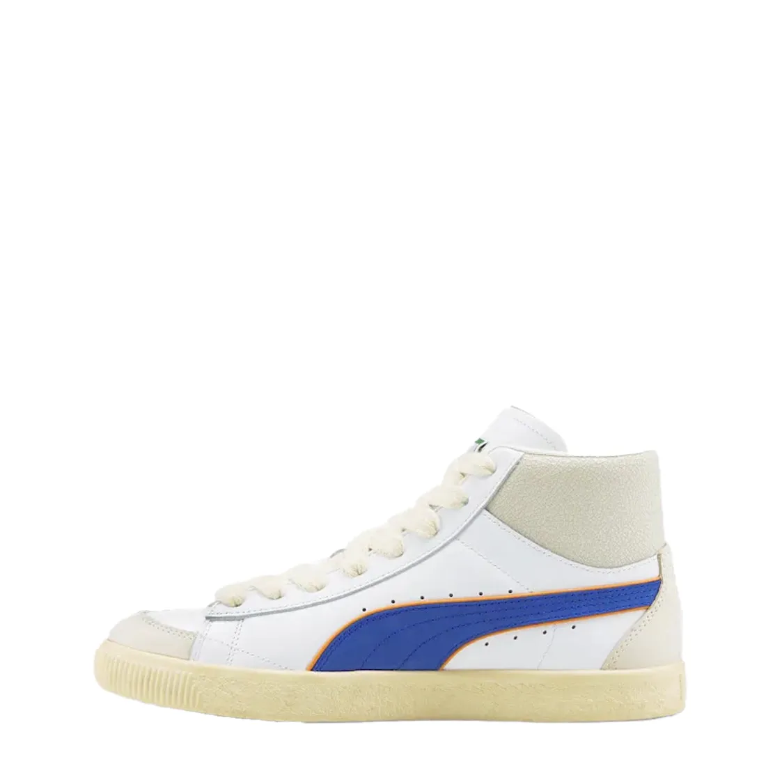 Puma Damen Clyde Mid Bball Rhuigi Trainer Puma Weiß / Royal Sapphire