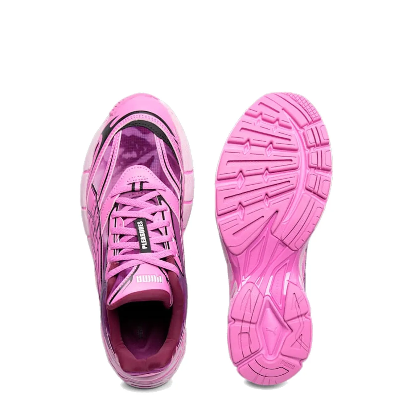 Puma Damen Velophasis Overdyed Pleasure Trainer Weinrot / Mauve Pop
